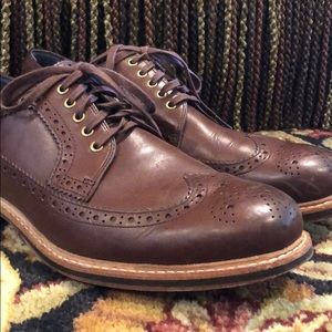 Cole Haan leather wing tip shoes